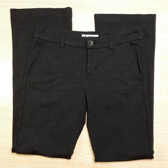 CAbi Grey Bootcut Knit Pants. 4 - Picture 1 of 7